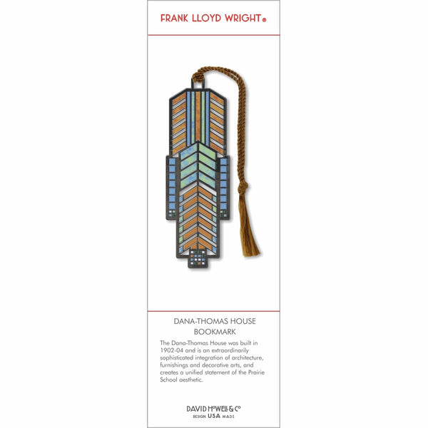 Dana-Thomas House Frank Lloyd Wright Metal Bookmark