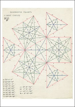 Buckminster Fuller's 25 Great Circles