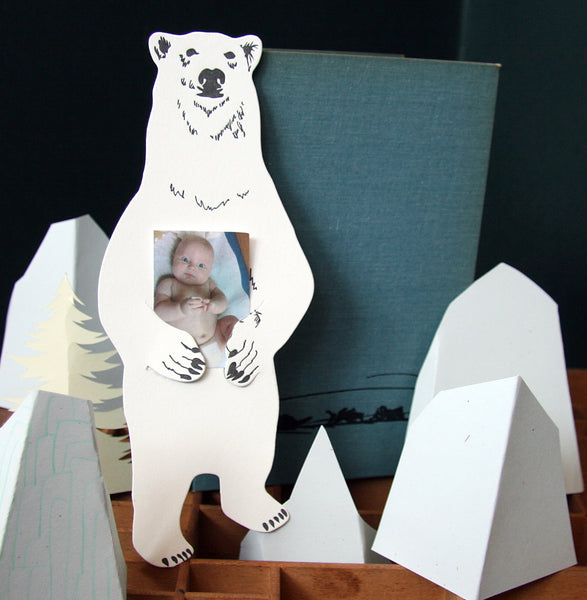 Polar Bear "Cool" Letterpress Card