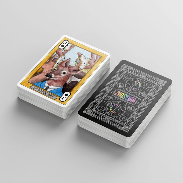 Zooseum Punny Animal Artist Playing Cards