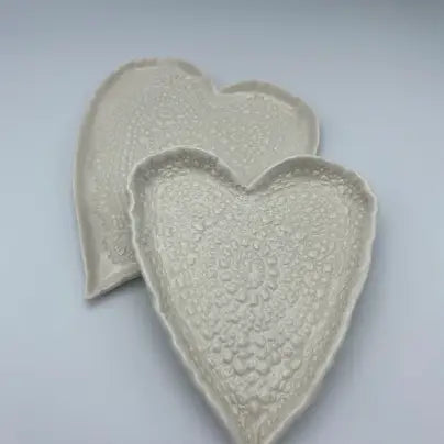 Lace Heart Plate By Morgan McCarver