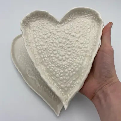 Lace Heart Plate By Morgan McCarver