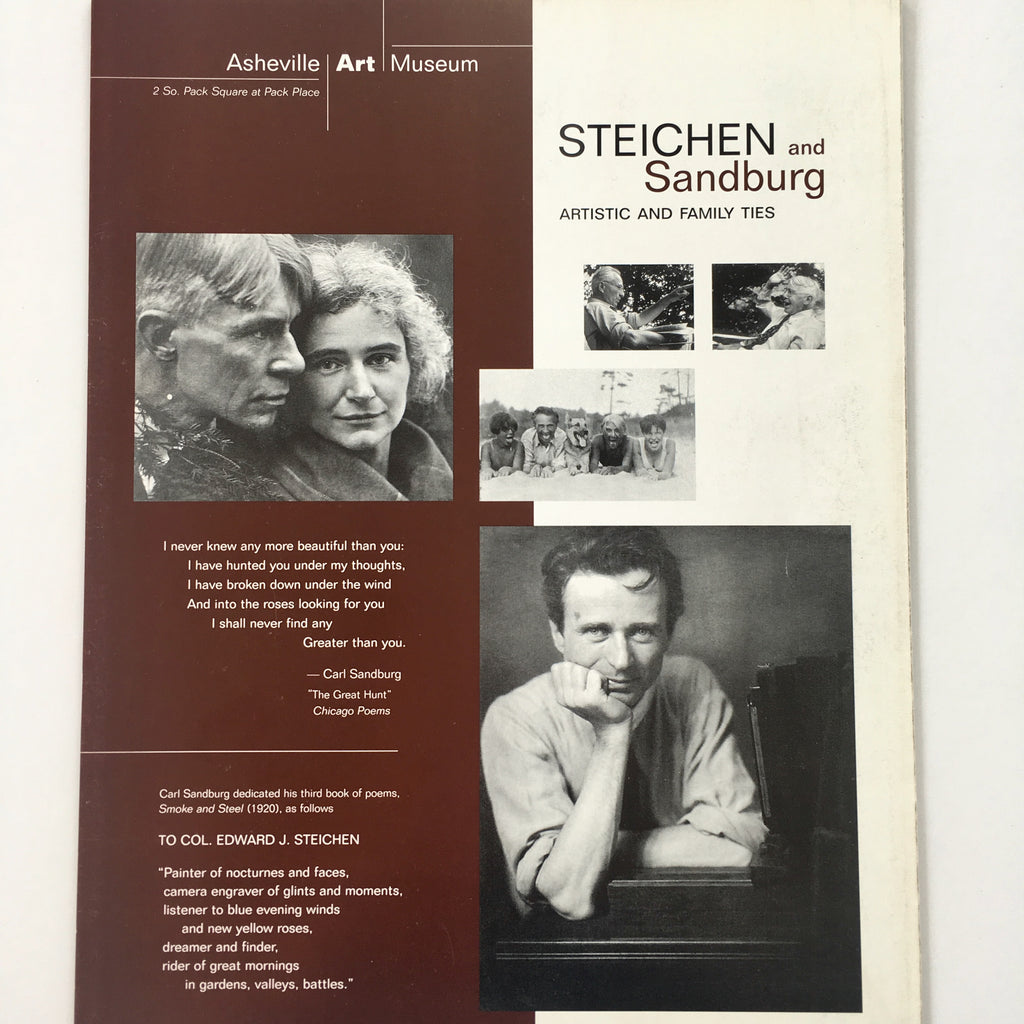 Steichen and Sandburg: Artistic and Family Ties