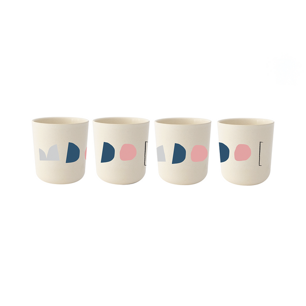 Color Series Bamboo Cup Set