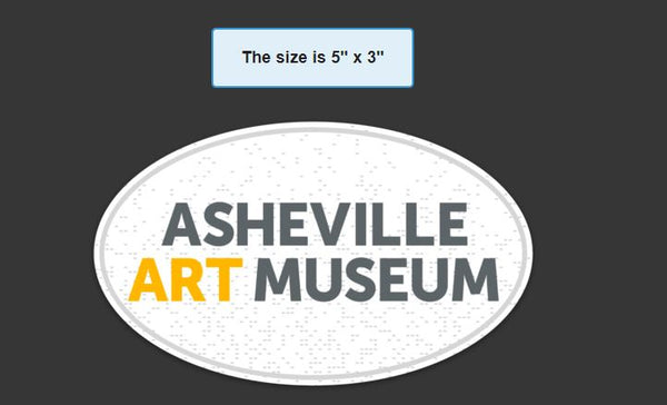 Asheville Art Museum Sticker